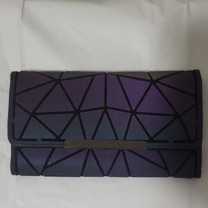 Geometric Purple Wallet